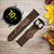 CA0106 Taoism Yin Yang Leather & Silicone Smart Watch Band Strap For Samsung Galaxy Watch, Gear, Active