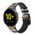CA0117 Keyboard Digital Piano Leather & Silicone Smart Watch Band Strap For Samsung Galaxy Watch, Gear, Active