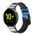 CA0314 Awa Naruto Whirlpools Ando Hiroshige Leather & Silicone Smart Watch Band Strap For Samsung Galaxy Watch, Gear, Active