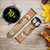 CA0399 Seahorse Skeleton Fossil Leather & Silicone Smart Watch Band Strap For Samsung Galaxy Watch, Gear, Active CA0399 Seahorse Skeleton Fossil Leather & Silicone Smart Watch Band Strap For Samsung Galaxy Watch, Gear, Active