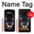 S2823 Black Wolf Blue Eyes Face Case For Samsung Galaxy J3 (2016)