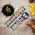 CA0631 Watercolor Paint Set Leather & Silicone Smart Watch Band Strap For Samsung Galaxy Watch, Gear, Active