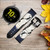 CA0633 Peter Pan Fly Full Moon Night Leather & Silicone Smart Watch Band Strap For Samsung Galaxy Watch, Gear, Active