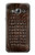 S2850 Brown Skin Alligator Graphic Printed Case For Samsung Galaxy J3 (2016)