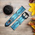 CA0093 Blue Fire Grim Wolf Leather & Silicone Smart Watch Band Strap For Garmin Smartwatch CA0093 Blue Fire Grim Wolf Leather & Silicone Smart Watch Band Strap For Garmin Smartwatch