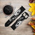 CA0163 Moon Yin-Yang Leather & Silicone Smart Watch Band Strap For Garmin Smartwatch