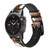 CA0196 Tiki Man Toilet Leather & Silicone Smart Watch Band Strap For Garmin Smartwatch