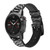 CA0228 Python Skin Graphic Printed Leather & Silicone Smart Watch Band Strap For Garmin Smartwatch