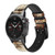 CA0230 Thai Art Buddha on Elephant Leather & Silicone Smart Watch Band Strap For Garmin Smartwatch