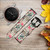CA0265 Fashion Vintage Pattern Leather & Silicone Smart Watch Band Strap For Garmin Smartwatch