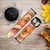 CA0462 Christmas Vintage Santa Leather & Silicone Smart Watch Band Strap For Garmin Smartwatch