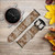 CA0517 Desert Digital Camo Camouflage Leather & Silicone Smart Watch Band Strap For Garmin Smartwatch