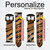 CA0528 Tiger Stripes Graphic Printed Leather & Silicone Smart Watch Band Strap For Garmin Smartwatch