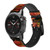 CA0696 Camouflage Blood Splatter Leather & Silicone Smart Watch Band Strap For Garmin Smartwatch