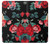 S3112 Rose Floral Pattern Black Case For Samsung Galaxy J3 (2016)