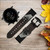 CA0181 Black Mamba Snake Leather & Silicone Smart Watch Band Strap For Fossil Smartwatch CA0181 Black Mamba Snake Leather & Silicone Smart Watch Band Strap For Fossil Smartwatch