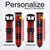 CA0511 Red Buffalo Check Pattern Leather & Silicone Smart Watch Band Strap For Fossil Smartwatch