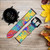 CA0518 Brush Stroke Painting Leather & Silicone Smart Watch Band Strap For Fossil Smartwatch