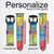 CA0518 Brush Stroke Painting Leather & Silicone Smart Watch Band Strap For Fossil Smartwatch
