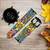 CA0649 Colorful Hippie Flowers Pattern Leather & Silicone Smart Watch Band Strap For Fossil Smartwatch