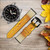 CA0039 Beer Glass Leather & Silicone Smart Watch Band Strap For Wristwatch Smartwatch