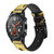 CA0222 A Grape Vineyard Grapes Bottle Red Wine Leather & Silicone Smart Watch Band Strap For Wristwatch Smartwatch