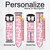 CA0245 Pink Leopard Pattern Leather & Silicone Smart Watch Band Strap For Wristwatch Smartwatch