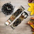 CA0307 Vintage Deep Sea Diving Helmet Leather & Silicone Smart Watch Band Strap For Wristwatch Smartwatch