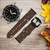 CA0503 Chocolate Ice Cream Bar Leather & Silicone Smart Watch Band Strap For Wristwatch Smartwatch