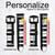 CA0567 Black and White Piano Keyboard Leather & Silicone Smart Watch Band Strap For Wristwatch Smartwatch