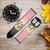 CA0636 Bicycle Sunset Leather & Silicone Smart Watch Band Strap For Wristwatch Smartwatch