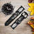 CA0661 Death Skull Grim Reaper Leather & Silicone Smart Watch Band Strap For Wristwatch Smartwatch
