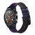 CA0821 Unicorn Galaxy Leather & Silicone Smart Watch Band Strap For Wristwatch Smartwatch