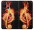 S0493 Music Note Burn Case For OnePlus Nord N10 5G