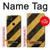 S2231 Yellow and Black Line Hazard Striped Case For OnePlus Nord N10 5G