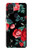 S3112 Rose Floral Pattern Black Case For OnePlus Nord N10 5G