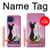 S1832 Love Cat Case For Motorola One 5G