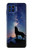 S3555 Wolf Howling Million Star Case For Motorola One 5G