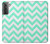 S1723 Mint Chevron Zigzag Case For Samsung Galaxy S21 5G