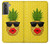 S2443 Funny Pineapple Sunglasses Kiss Case For Samsung Galaxy S21 5G