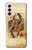 S2833 Poker Card Queen Hearts Case For Samsung Galaxy S21 5G