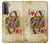 S2833 Poker Card Queen Hearts Case For Samsung Galaxy S21 5G