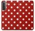 S2951 Red Polka Dots Case For Samsung Galaxy S21 5G