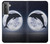 S3510 Dolphin Moon Night Case For Samsung Galaxy S21 5G