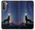 S3555 Wolf Howling Million Star Case For Samsung Galaxy S21 5G