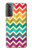 S2362 Rainbow Colorful Shavron Zig Zag Pattern Case For Samsung Galaxy S21 Plus 5G, Galaxy S21+ 5G