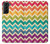 S2362 Rainbow Colorful Shavron Zig Zag Pattern Case For Samsung Galaxy S21 Plus 5G, Galaxy S21+ 5G