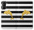 S2882 Black and White Striped Gold Dolphin Case For Samsung Galaxy S21 Plus 5G, Galaxy S21+ 5G