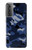 S2959 Navy Blue Camo Camouflage Case For Samsung Galaxy S21 Plus 5G, Galaxy S21+ 5G