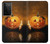 S1083 Pumpkin Spider Candles Halloween Case For Samsung Galaxy S21 Ultra 5G